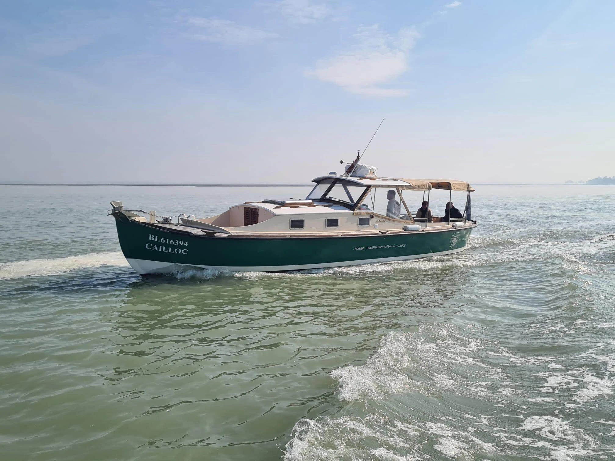 Croisière en pinasse électrique dans la Baie de Somme avec Louis