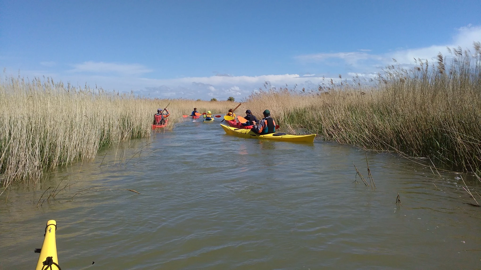 Sortie en pirogue dans la Baie de Somme avec le CKMVBP